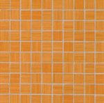 Arancio scuro mosaico su rete