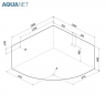 Malta с фронтальной панелью (1500x1500х700) - Ванны Aquanet/Акванет